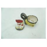 Hand-Painted Ceramic Rooster Pitcher or Creamer