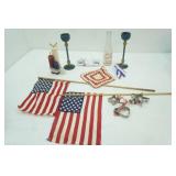Red White and Blue Home Decor. Shabby Chic