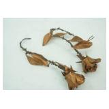 Copper Roses 10" & 12" long