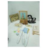 Decor, Stuffed Rocking Horse, Wooden Blocks and More