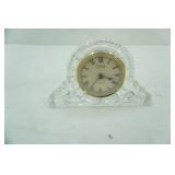 Godinger Crystal Legends 24% Lead Crystal Mantle Clock