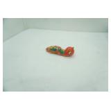 Hand-Painted Mexican Talavera Ceramic Bookworm/Caterpillar Figurine