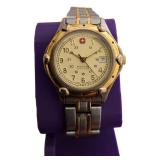 Wenger Swiss Army |  S.A.K Design Two Tone Quartz Watch w/ Date