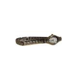 Elgin | Elegant Two-Tone Oval Quartz Watch for Ladies