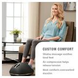 Brookstone |  FS1 Shiatsu Foot Massager with Heat, Air Compression, Deep Kneading, 3 Programs
