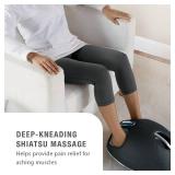Brookstone |  FS1 Shiatsu Foot Massager with Heat, Air Compression, Deep Kneading, 3 Programs