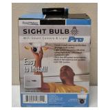 Sight Bulb Pro | ** NEW** (1) WiFi Smart Camera & Light / 650 - 700 Lumen / Microphone & Speaker