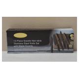 McCook | 12 -Piece Granite Non-Stick Stainless Knife Set with Blade Guards - New