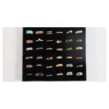 Costume Ring Lot of 36