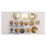 Lot of Famous Replica Coins