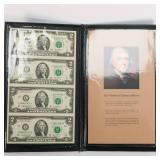 Lot of 5 Uncut Sheets of Currency