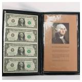 Lot of 5 Uncut Sheets of Currency