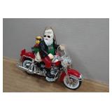 Harley Davidson Santa Ornament