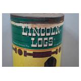 Vintage Lincoln Logs Set