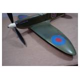 Wooden Painted Model Airplane