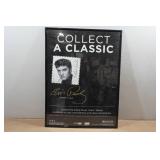 Framed United States Postal Service Promotional Elvis Presley Stamp Poster