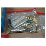 Assorted Collectibles - Watches, Toys, Belt Buckle, Elgin Alarm Clock