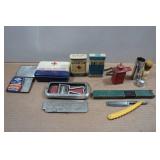Vintage Tins and Shaving Accessories