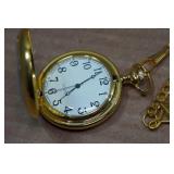 Colibri Horse Themed Pocket Watch with Chain and Stand