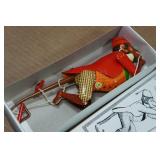 Vintage Look Tin Litho Climbing Monkey