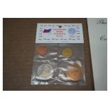 Vintage Confederate States of America Collectors Coin Set