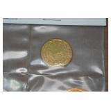 Vintage Confederate States of America Collectors Coin Set