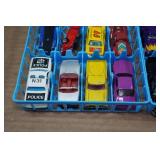 Die Cast Cars in Storage Case