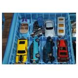 Die Cast Cars in Storage Case