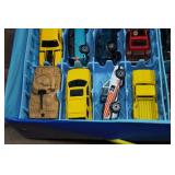 Die Cast Cars in Storage Case