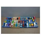 Die Cast Cars in Storage Trays