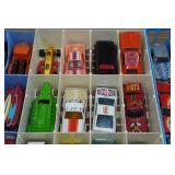 Die Cast Cars in Storage Trays