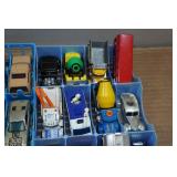 Die Cast Cars in Storage Trays