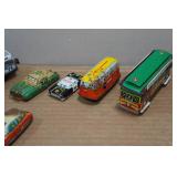 Assorted Vintage Tin Toys