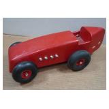 Wood Car with Rubber Tires
