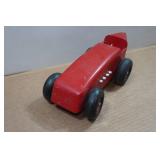 Wood Car with Rubber Tires