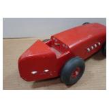 Wood Car with Rubber Tires