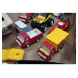 Assorted Tonka Toys - Hot Rods, Trucks, Trailers