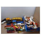 Assorted Toy Trucks and Trailers