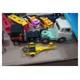 Assorted Toy Trucks and Trailers