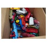 Assorted Plastic Toy Cars and Boats