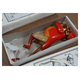 *2* Vintage Look Tin Litho Climbing Monkeys