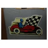 Vintage Collectors Racing Magnets