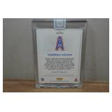 2020 Panini One Warren Moon Autographed Football Card
