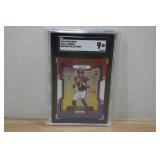 2023 Panini Prizm CJ Stroud Red/White/Blue Rookie Football Card - SGC 9