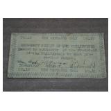 WWII Philippines 10 Centavos Emergency Currency