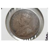 Canadian Large Cent Coins - 1913, 1916, 1917