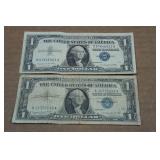 1957 A $1 US Silver Certificates