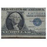 1957 A $1 US Silver Certificates