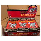 Sportflics Baseball 1989 Magic Motion - Box of 3 Packs, 3 Superstar Cards/Pack, 2 Trivia Cards