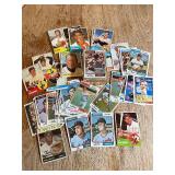 Topps Baseball Cards Lot - Approx 60 Cards - Vintage 1970s-80s Collection